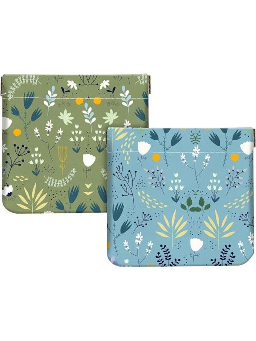 Small Coin Purse Set Mini Wallet PU Leather Change Pouch Cosmetic Bag for Women